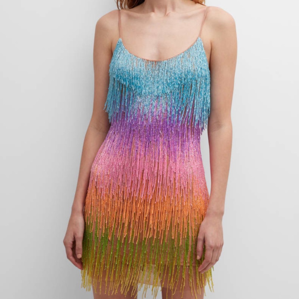 Vibrant Gradient Mini Dress